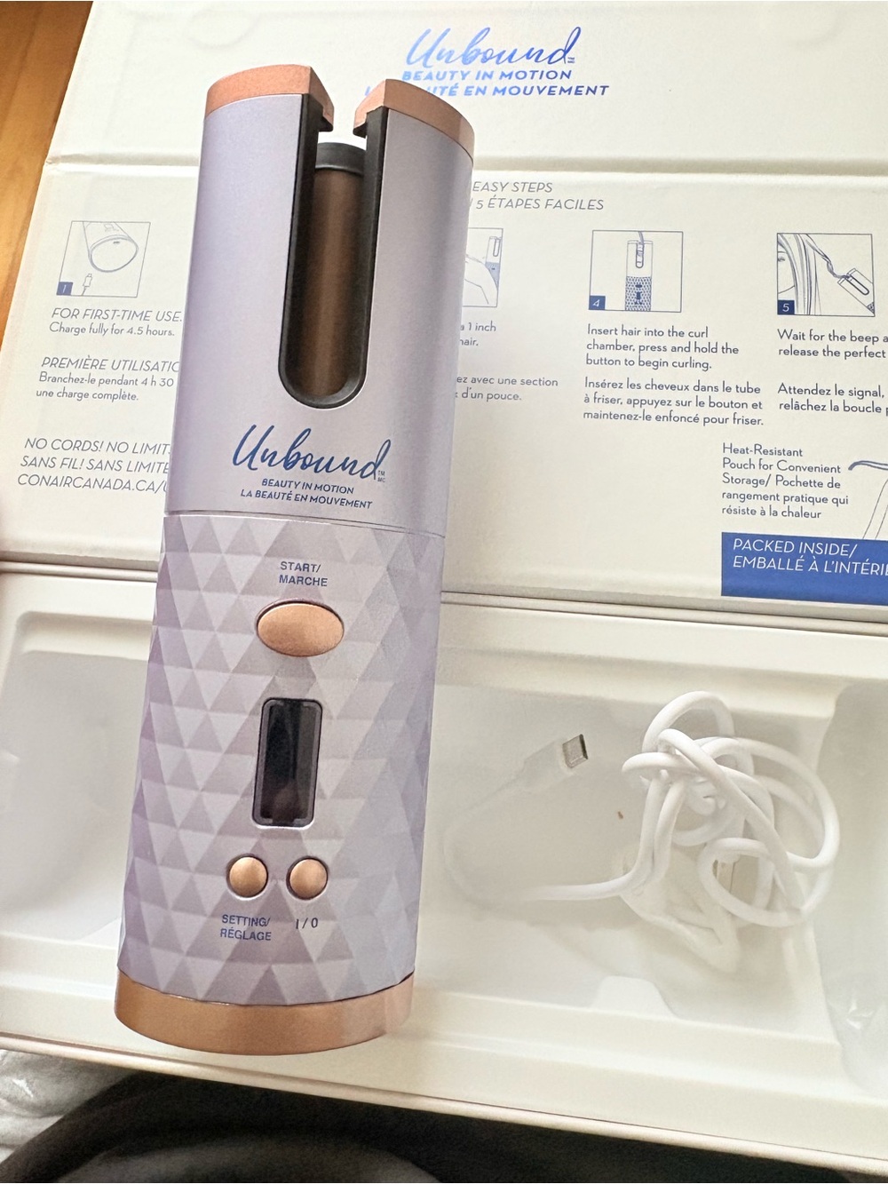 Conair unbund Cordless Auto curler (Model CR510)